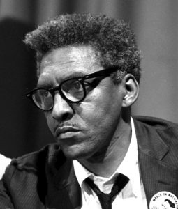 Bayard Rustin in 1963. Courtesy of the Creative Commons.