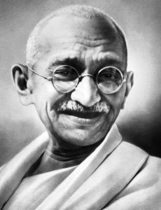 Mohandas Karamchand Gandhi.